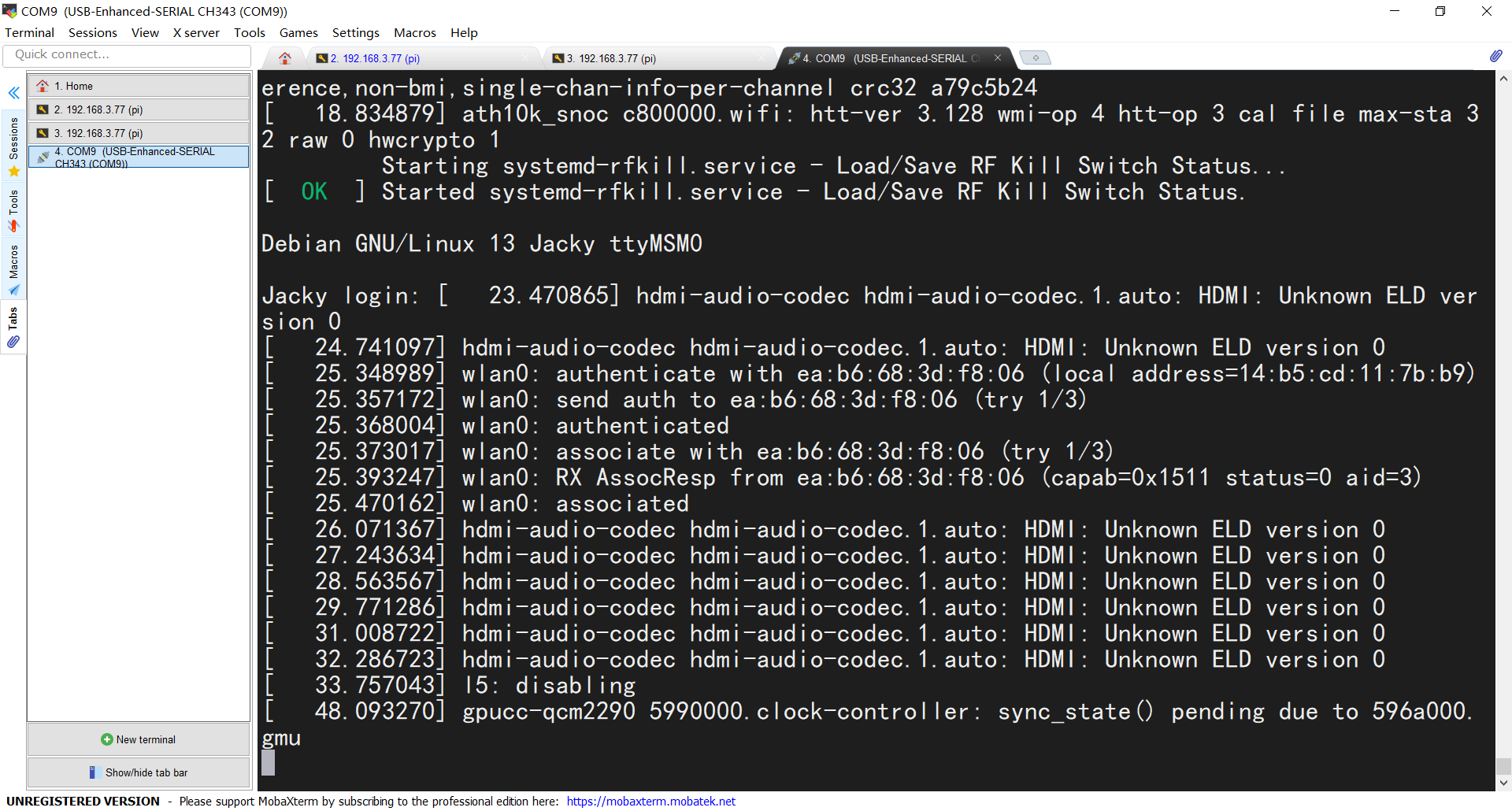 mobaxterm settings