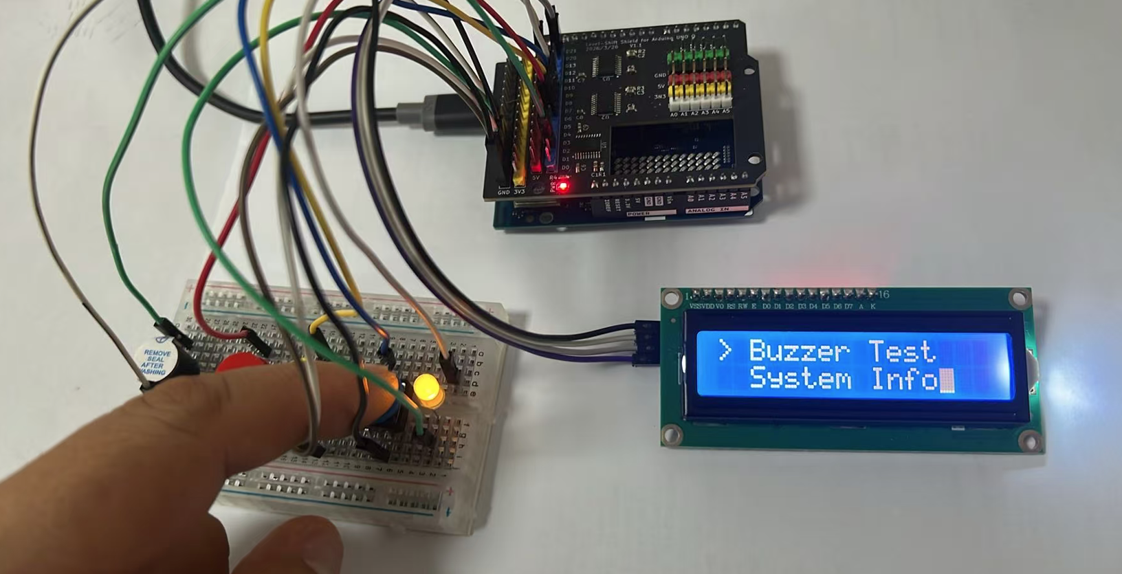 Button Menu System
