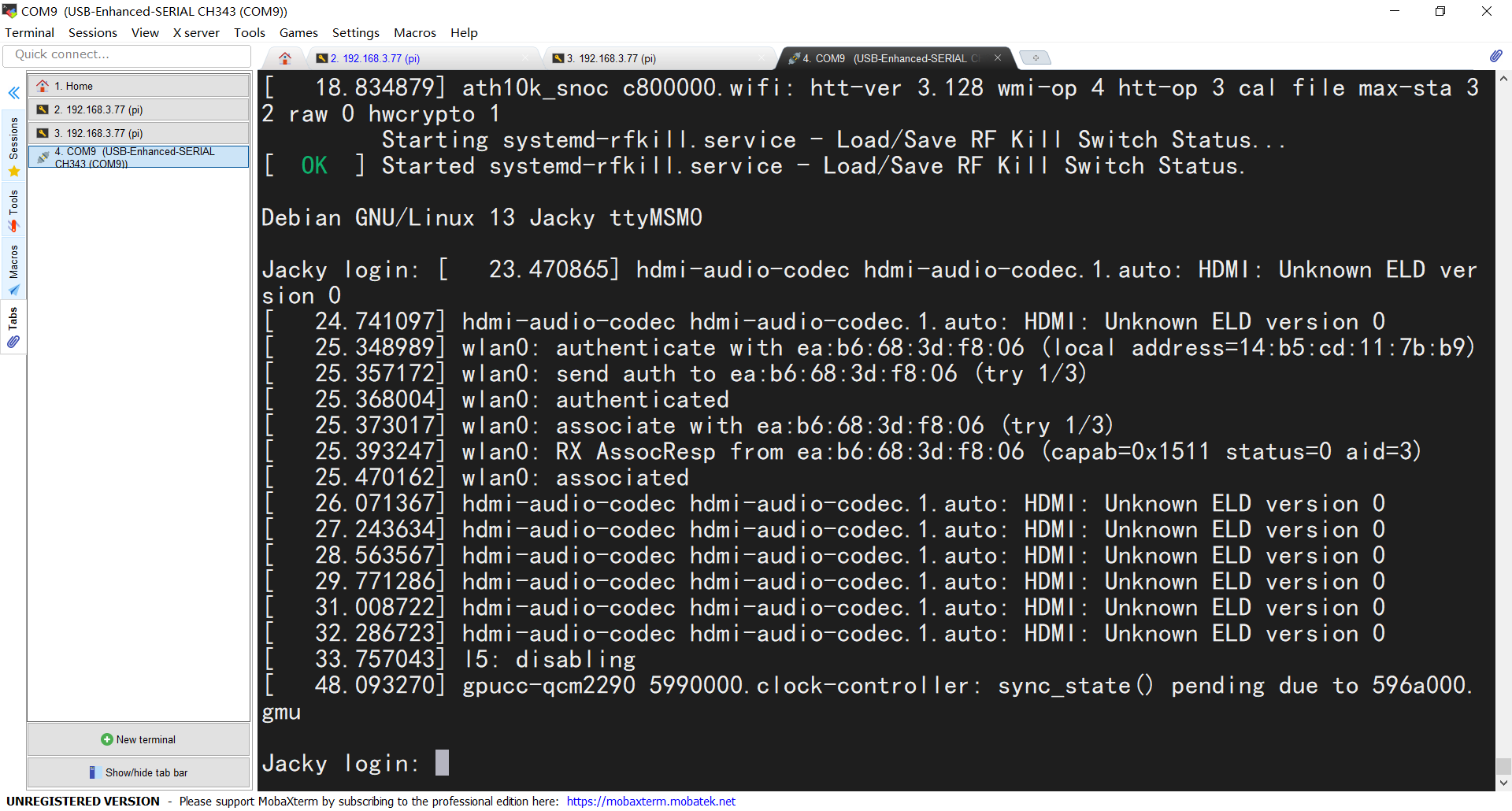mobaxterm settings