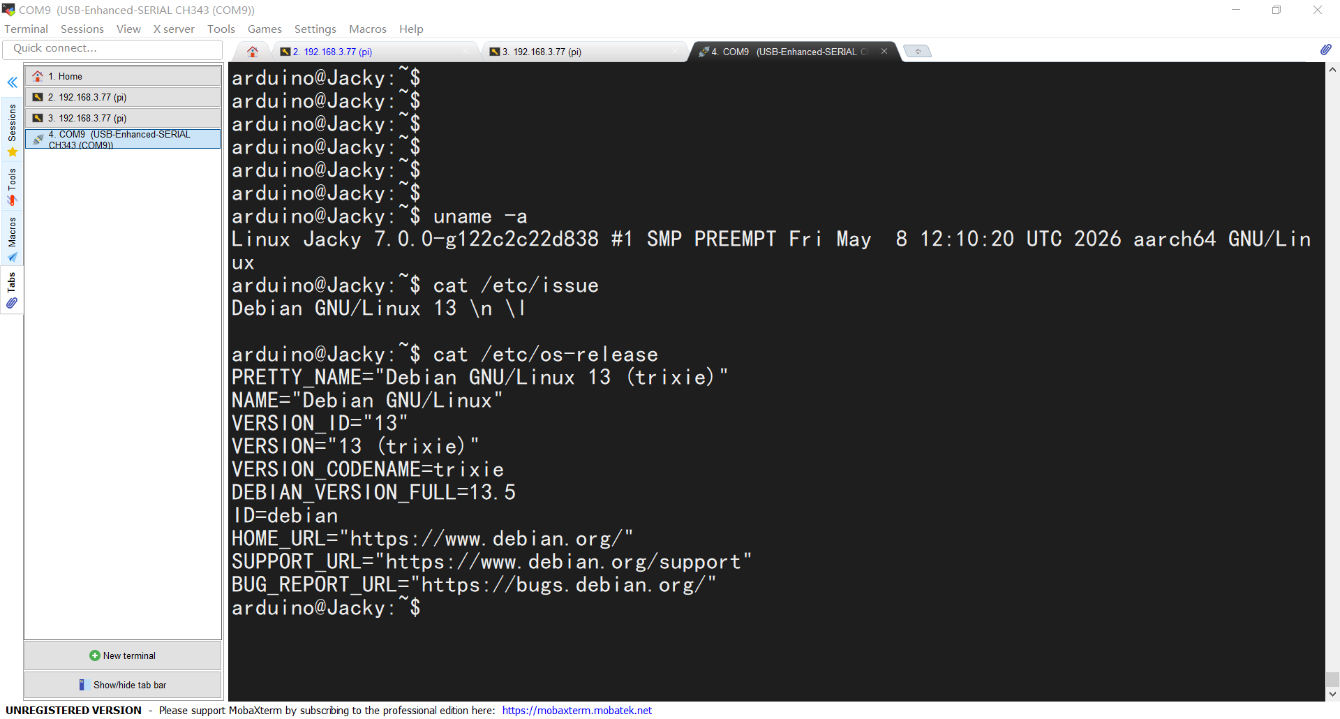 mobaxterm settings
